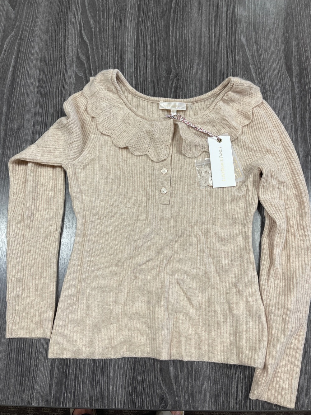 New! Love shack fancy siella pullover sweater XS